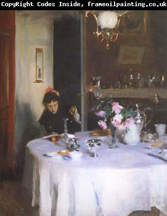 John Singer Sargent The Breakfast Table (mk18)